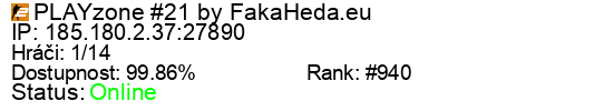 Server status banner