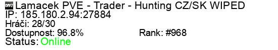 Server status banner