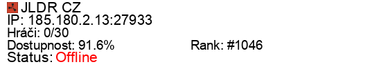 Server status banner