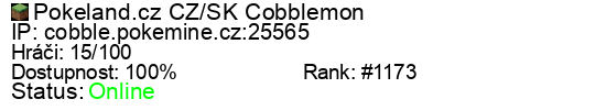 Server status banner