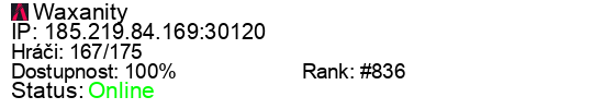 Server status banner