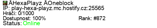 Server status banner