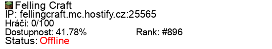 Server status banner