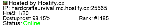 Server status banner