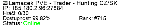 Server status banner
