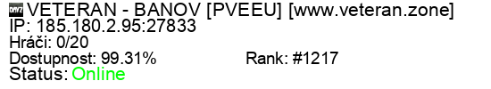 Server status banner