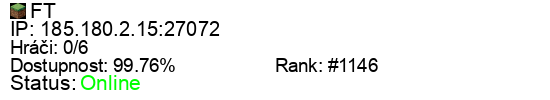 Server status banner
