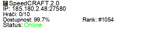 Server status banner