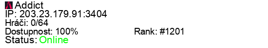Server status banner