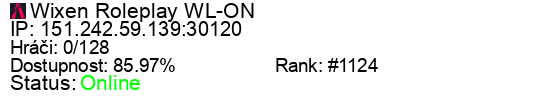 Server status banner