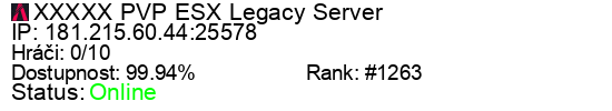 Server status banner