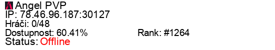 Server status banner