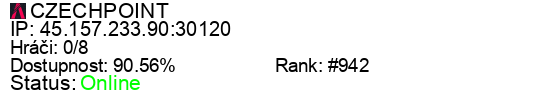 Server status banner