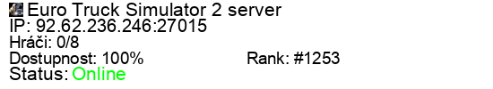 Server status banner