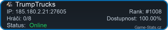 Server status banner