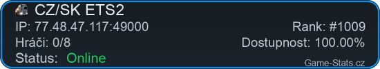 Server status banner