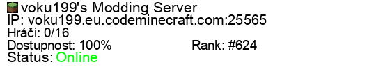 Server status banner